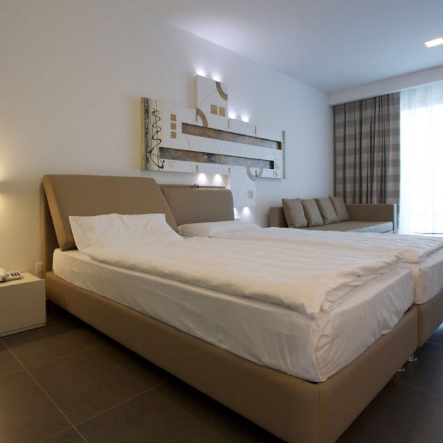 camera hotel con cucina